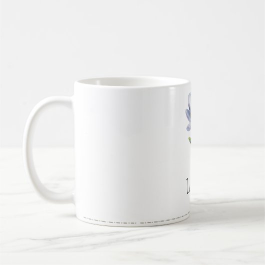 Mug à motif floral de style aquarelle (Gauche)