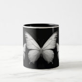 Mug à motif papillon noir et blanc (Centre)