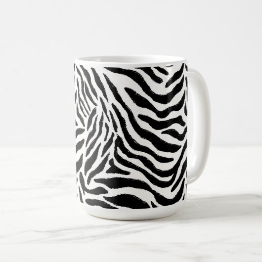 Mug à motif zèbre (Devant droit)