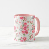 Mug à motifs floraux féminins (Devant droit)