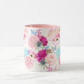 Mug à motifs floraux féminins (Centre)