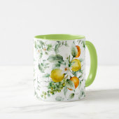 Mug à motifs floraux féminins (Devant droit)