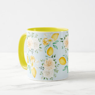 Mug à motifs floraux féminins