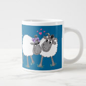 Mug à mouton sot romantique pour personnaliser (Droite)