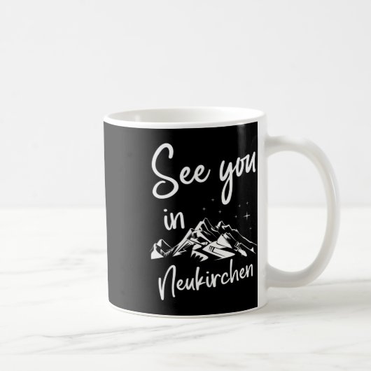 Mug À Neukirchen Allemagne Ski De Vacances (Droite)