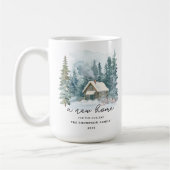 Mug A New Home Calligraphy Holiday Moving Keepsake (Gauche)