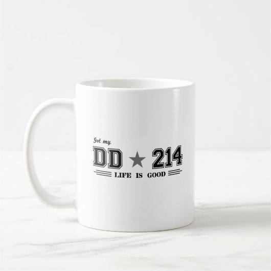 Mug A obtenu ma densité double 214. La vie est bonne (Gauche)