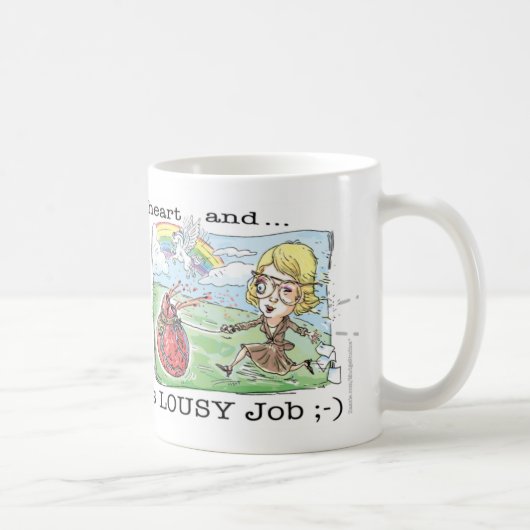 Mug A obtenu mon travail rêveur (Droite)