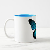 Mug à papillon bleu (Gauche)