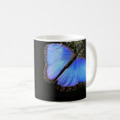 Mug à papillon bleu (Devant droit)