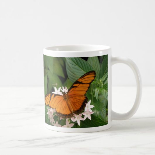 Mug à papillon orange Julia (Droite)