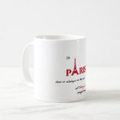 Mug A Paris, l'amour est toujours dans l'air (Devant gauche)