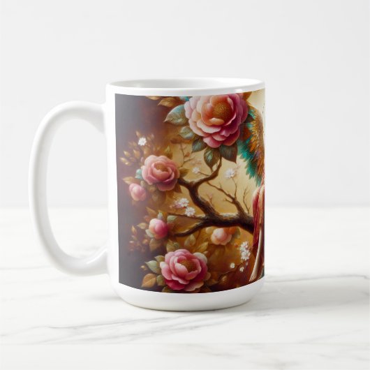 Mug A Peaceful Angel Sitting On a Limb on a Beautiful (Gauche)