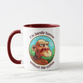 Mug À peine humain sans café (Gauche)