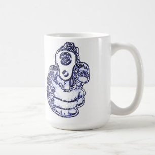 Mug à pistolet pointé