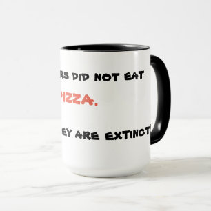 Mug à pizza drôle
