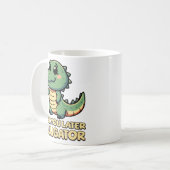 Mug À Plus Tard Alligator ! Jeu de reptile mignon (Devant gauche)
