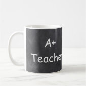 Mug A plus Teacher Chalkboard Design Venin Idea (Gauche)