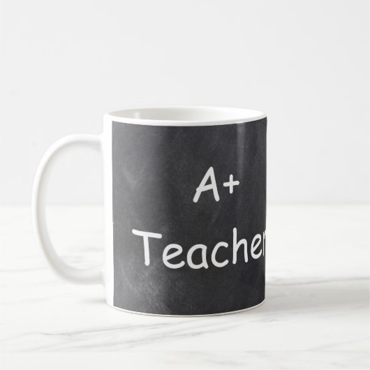 Mug A plus Teacher Chalkboard Design Venin Idea (Gauche)