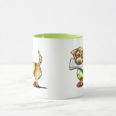 Mug À poils durs Dachshund Apple (Centre)