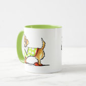 Mug À poils durs Dachshund Apple (Devant gauche)
