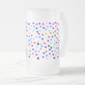 Mug à points multicolores (Devant droit)