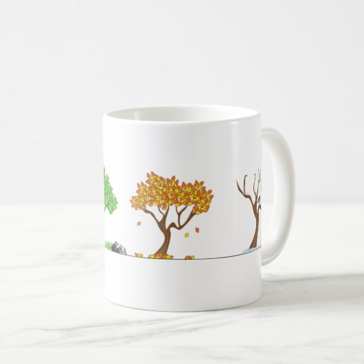 Mug à quatre saisons (Devant droit)