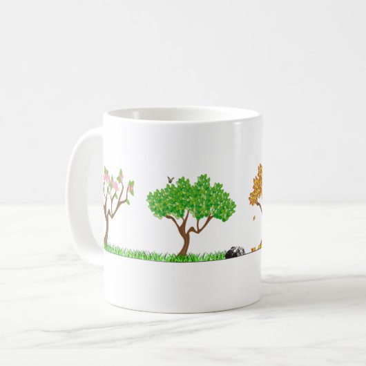 Mug à quatre saisons (Devant gauche)