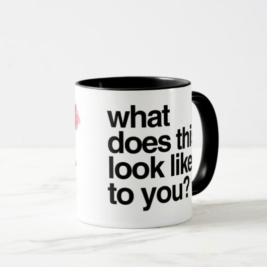Mug À quoi ça ressemble (Devant droit)