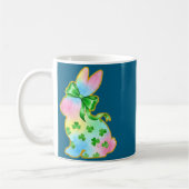 Mug A Rainbow Rabbit With Green Bow And Shamrock St Pa (Gauche)