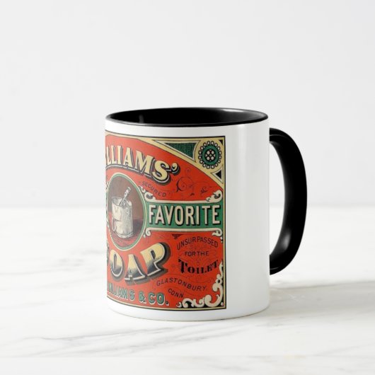 Mug à raser classique d'un homme (Devant droit)