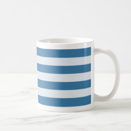 Mug à rayure horizontale bleue (Droite)