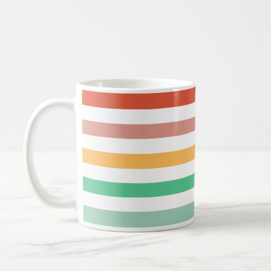 Mug à rayures de bonbon (Gauche)