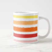 Mug à rayures d'été - Coucher du soleil (Droite)