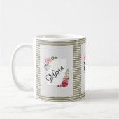 Mug à rayures florales (Gauche)