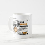 Mug A refusé vos cookies – Funny Brain (Devant gauche)