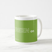 Mug A réussi mon vert (Devant droit)
