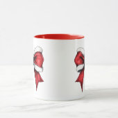 Mug à ruban de Noël Coquette (Centre)