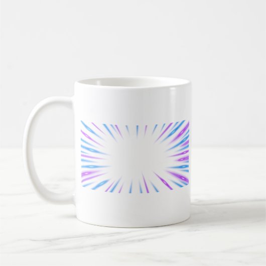 Mug A Simple Elegant Floral Vine Pattern (Gauche)