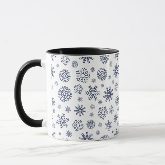 Mug A Simple Elegant Floral Vine Pattern (Gauche)