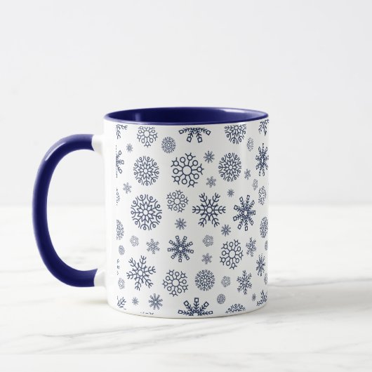 Mug  A Simple Elegant Floral Vine Pattern (Gauche)