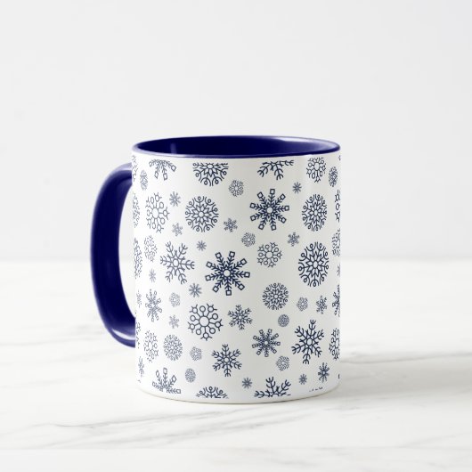 Mug  A Simple Elegant Floral Vine Pattern (Devant gauche)