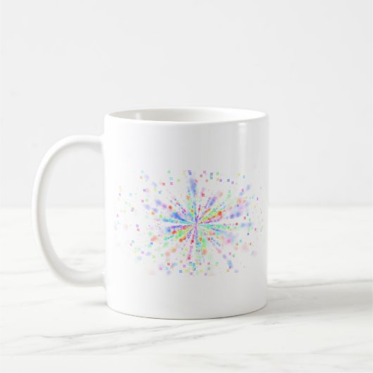 Mug  A Simple Elegant Floral Vine Pattern (Gauche)