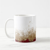 Mug A Simple Elegant Floral Vine Pattern (Gauche)