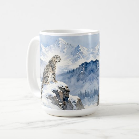 Mug A Snow Leopard on Snowy Peak (Devant gauche)