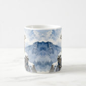 Mug A Snow Leopard on Snowy Peak (Centre)