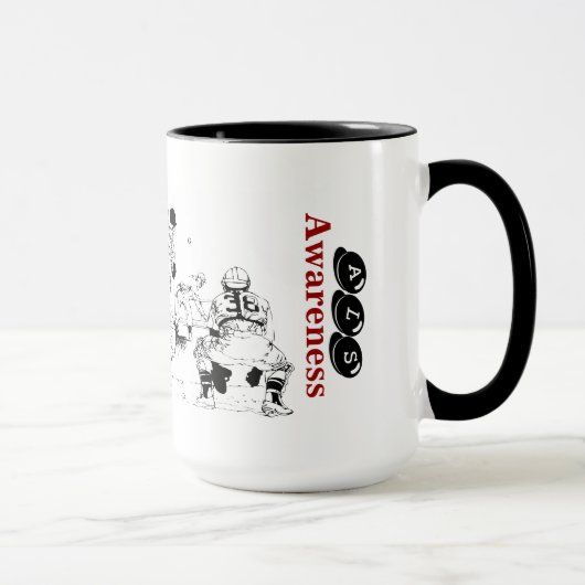Mug à sonnerie pour la sensibilisation à la SLA (Droite)