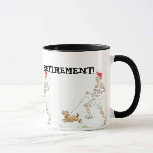 Mug à sonnette de retraite (Droite)