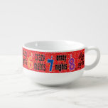 Mug À Soupe Bouge à soupe de porcelaine "8 nuits folles"<br><div class="desc">Bouge à soupe de porcelaine "8 nuits folles" Profitez! ! ! Merci de vous être arrêté et de faire du shopping. Très apprécié ! ! ! Style : Mug de soupe Rendre le repas plus amusant avec une tasse à soupe personnalisée! Servez votre soupe favorite dans un mug en céramique,...</div>
