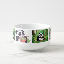 Cute Panda Dinner Bowl